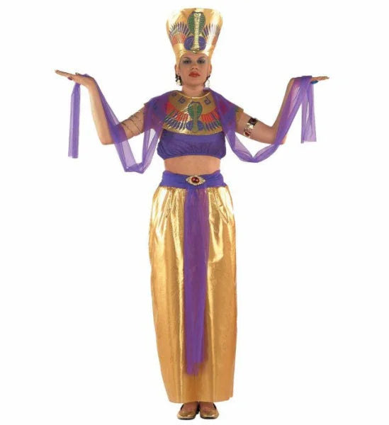 Disfraz de Cleopatra Morado y Dorado para Mujer Egipcios Widmann